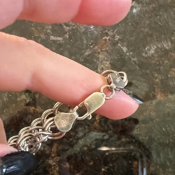 Silver Chain Bracelet 925 Made in Italy - Picture 3 of 4